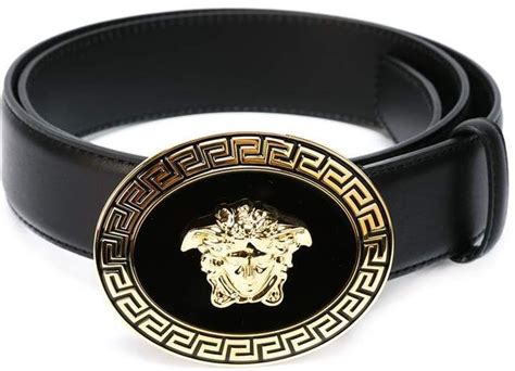 versace big buckle belt|farfetch Versace belt for men.